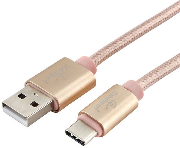 

Cablexpert Кабель USB 2.0 CC-U-USBC02Gd-1.8M AM/TypeC, серия Ultra, длина 1.8м, золотой, блистер