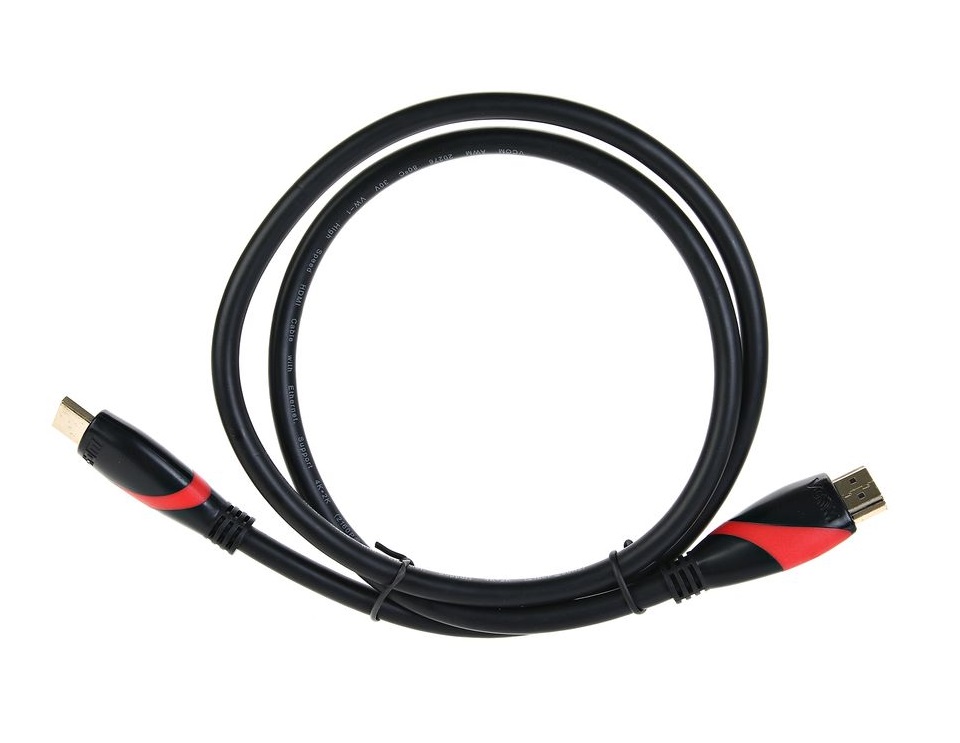 

Кабель HDMI VCOM CG525-R-1.0 черный/красный 1 м v2.0