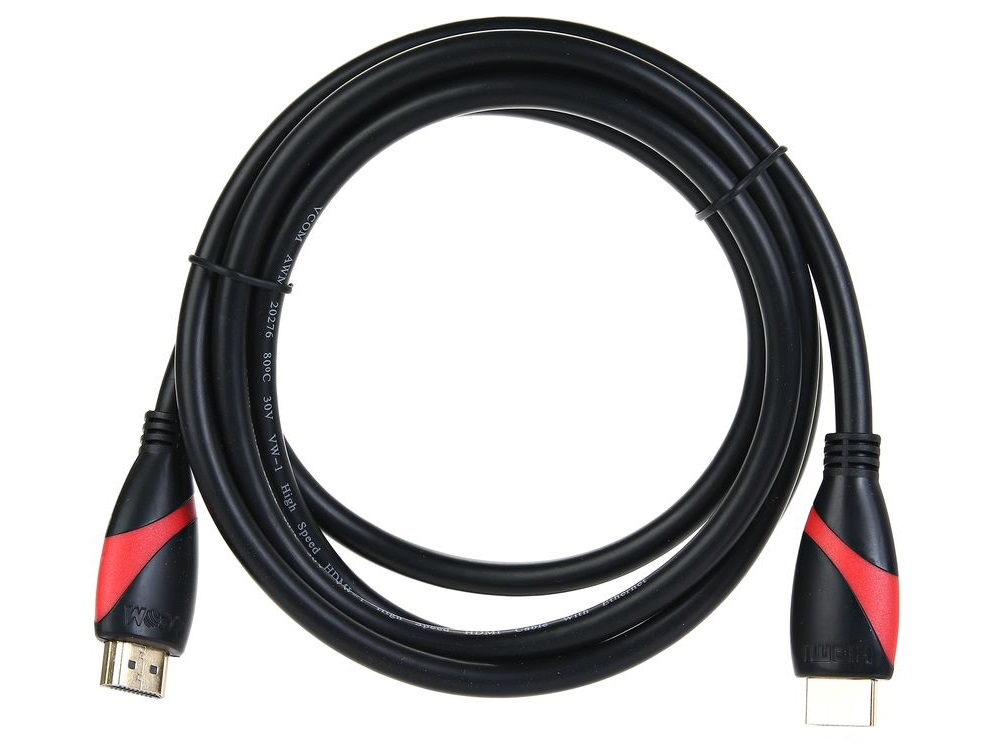 

Кабель HDMI VCOM CG525-R-1.8 черный/красный 1.8 м v2.0