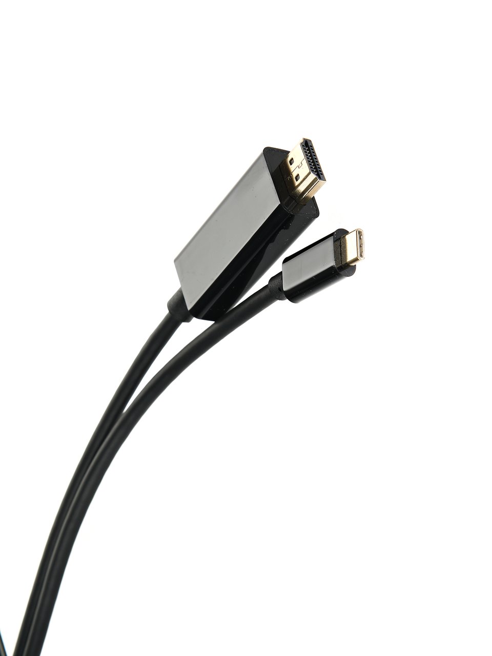 Кабель USB Type-C - HDMI VCOM CU423C-1M, 1 м, черный