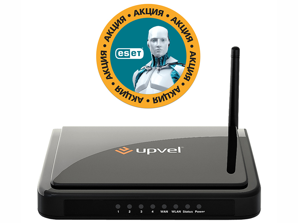 

Маршрутизатор UPVEL UR-315BN 4xLAN 10/100Base-TX, 1xWAN, Wi-Fi 150Mbit/s, IP-TV, антенна 2дБи (рекомендован провайдерами)