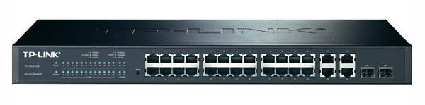 

Коммутатор TP-LINK TL-SL2428 Smart коммутатор на 24 порта 10/100 Мбит/с и 4 гигабитных порта