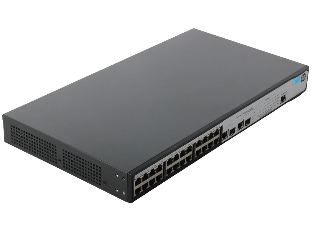 

Коммутатор HP 1910-24-PoE+ (JG539A) Интеллектуальный управляемый коммутатор Fast Ethernet PoE+ с 180 Вт питания PoE с 24 портами