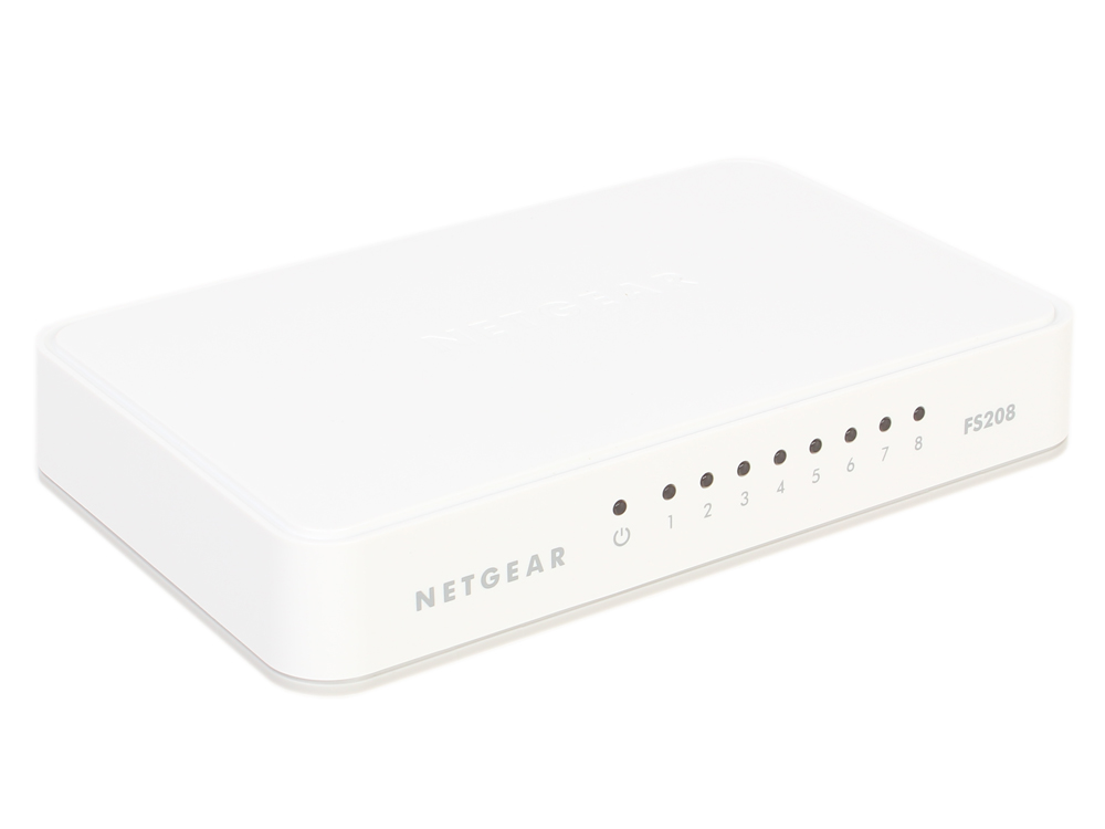 

Коммутатор NETGEAR FS208-100PES Коммутатор на 8 портов 10/100 Мбит/с