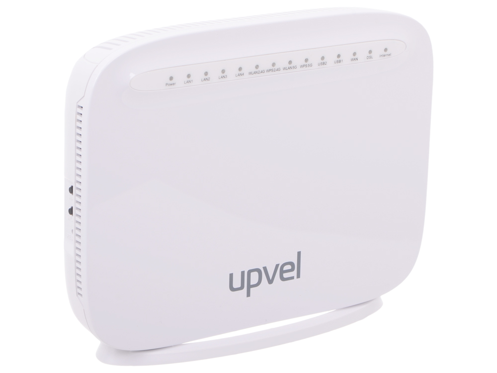 Маршрутизатор UPVEL UR-835VCU 3G/LTE/Ethernet/VDSL2/ADSL2+ двухдиапазонный гигабитный 1600 Мбит/с Wi-Fi роутер 802.11ac, IP-TV, 2 х USB, 5 внтр. ант. по 3 дБи, SAMBA, FTP (VDSL/ADSL сплиттер в комплек