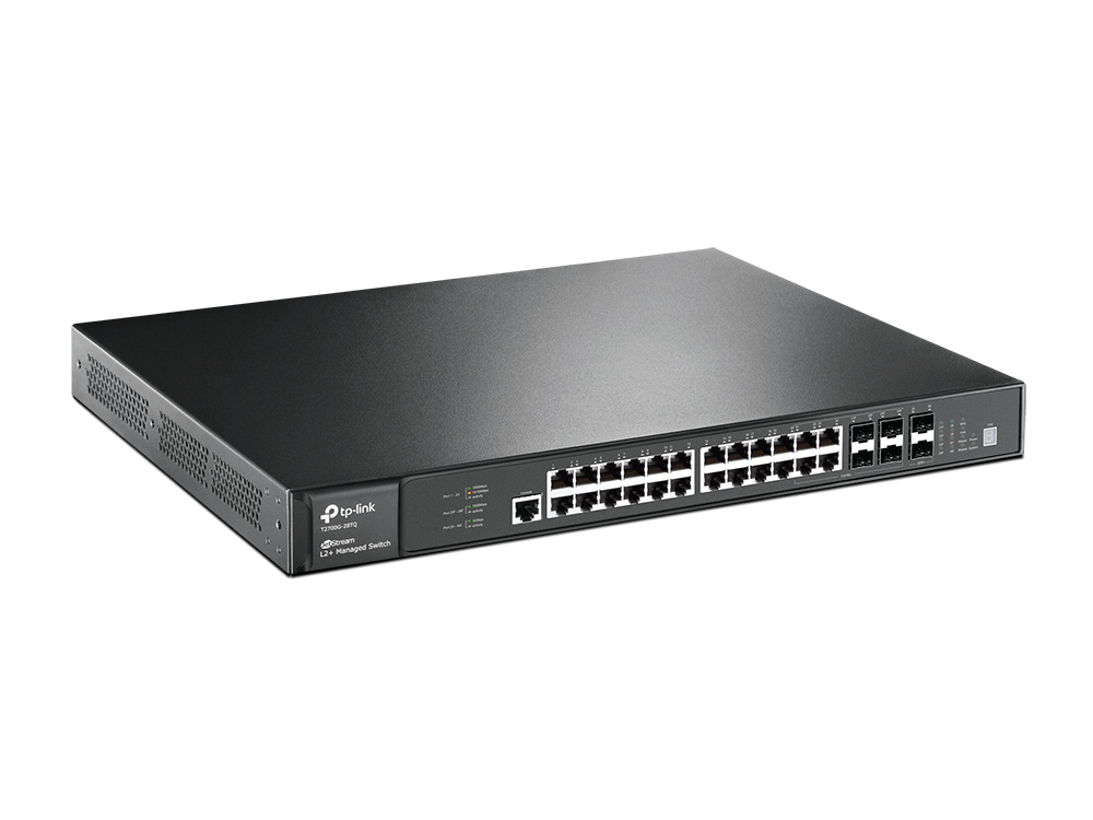 

Коммутатор TP-LINK T2700G-28TQ Jetstream гигабитный управляемый 28-портовый стекируемый коммутатор уровня 2+