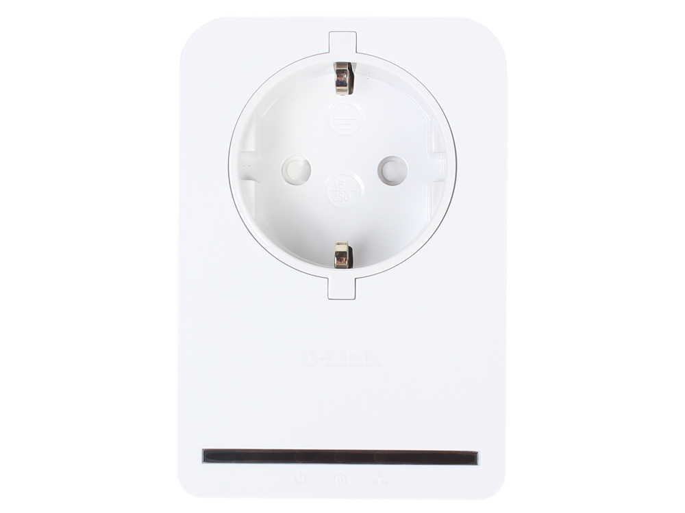 

Адаптер PowerLine D-Link DHP-P308AV/C1B PowerLine-адаптер с поддержкой HomePlug AV и встроенной электрической розеткой