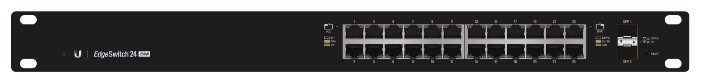 

Коммутатор Ubiquiti EdgeSwitch 24 Lite управляемый 24 порта 10/100/1000Mbps 2xSFP ES-24-Lite(EU)