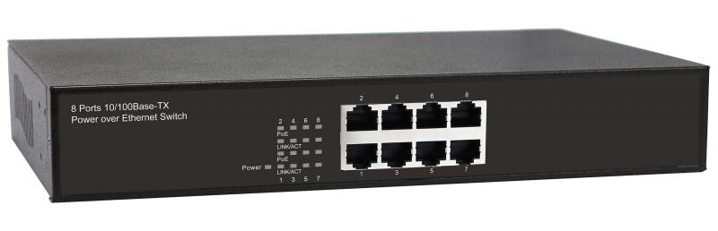 

Коммутатор Osnovo SW-20800/B 8 портов 10/100Mbps