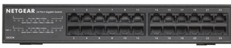 

Коммутатор Netgear GS324-100EUS неуправляемый 24 порта 10/100/1000Mbps