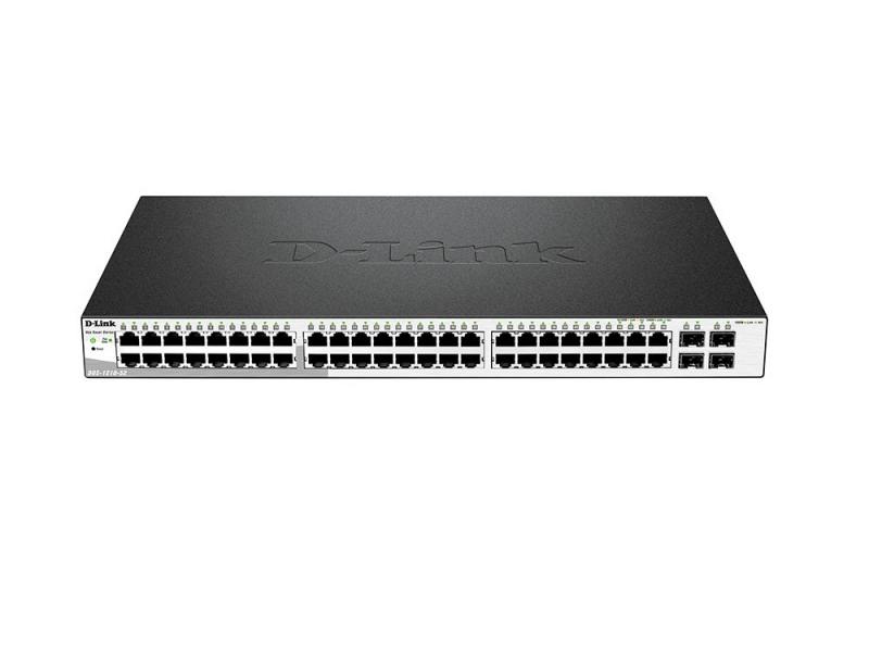 Коммутатор D-LINK DGS-1210-52/C1A управляемый 48 портов 10/100/1000Mbps + 4 порта SFP Коммутатор D-LINK DGS-1210-52/C1A управляемый 48 портов 10/100/1000Mbps + 4 порта SFP