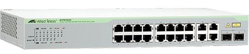 

Коммутатор Allied Telesis AT-FS750/20-50 неуправляемый 16 портов 10/100/1000Mbps