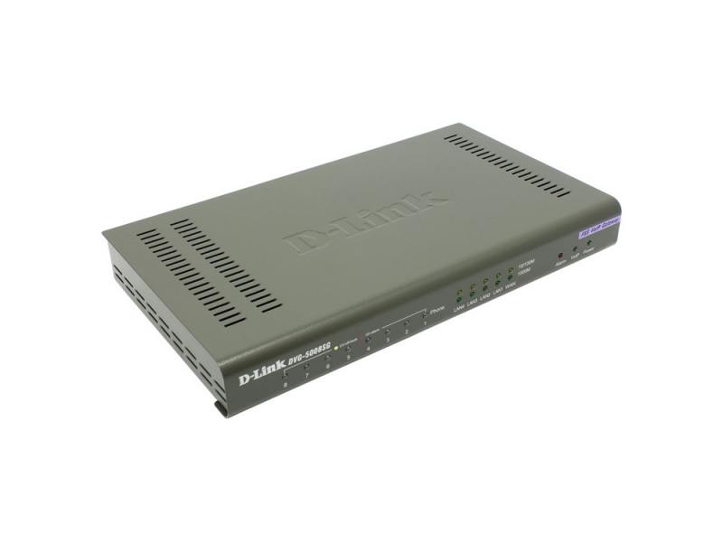 

Маршрутизатор D-Link DVG-5008SG 8xFXS 1xWAN 1000Mbps (SFP) 1xWAN 1000Mbps 4xGbLAN USB