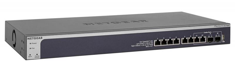 

Коммутатор Netgear XS708T-100NES управляемый 8 портов