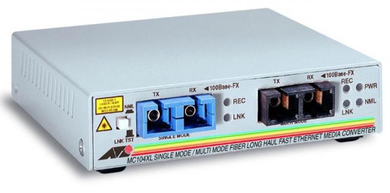 

Медиаконвертер Allied Telesis AT-MC104XL-60 100FXSC to 100FXSC