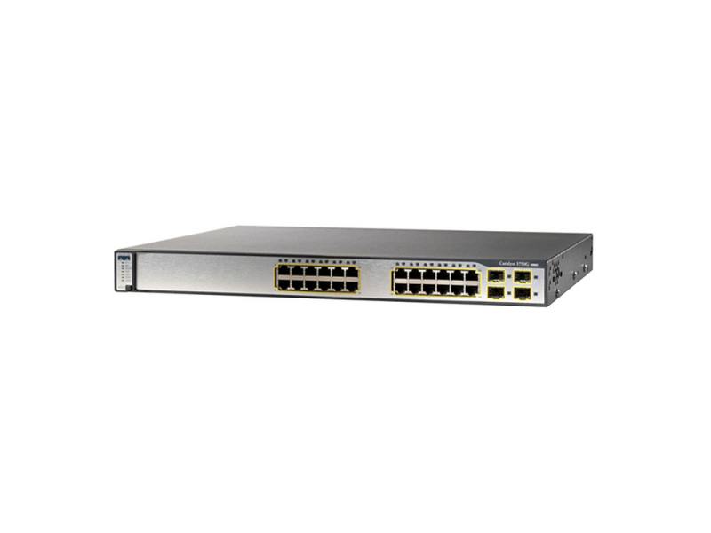 

Коммутатор Cisco Catalyst 3750 управляемый 24 порта 10/100/1000Mbps 4xSFP WS-C3750G-24T-S