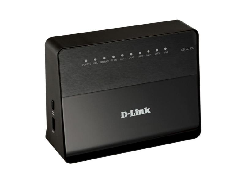 

Беспроводной маршрутизатор ADSL D-Link DSL-2750U/RA/U2A/U3A 802.11bgn 300Mbps 2.4 ГГц 4xLAN USB USB