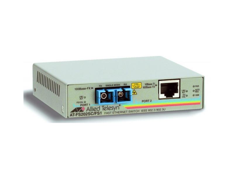 

Медиаконвертер Allied Telesis AT-FS202-60 10/100TX RJ-45 to 100FX SC 2 port