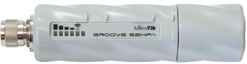 

Беспроводная точка доступа MikroTik Groove A-52HPn 802.11abgn, 125Mbps, 2.4/5GHz, 1xLAN