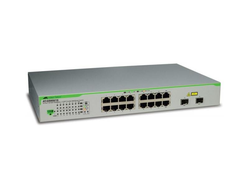 

Коммутатор Allied Telesis AT-GS950/16-XX 16-ports 10/100/1000Mbps AT-GS950/16-XX