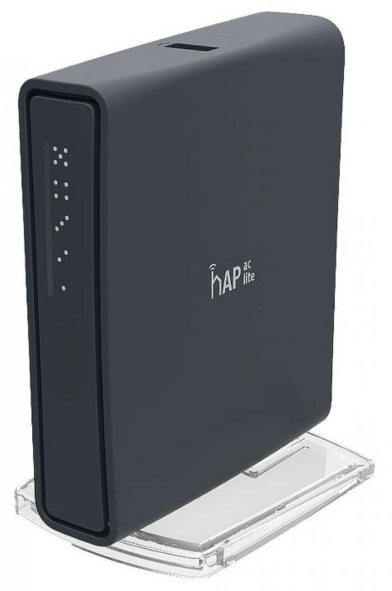 

Беспроводной маршрутизатор MikroTik hAP AC lite TC 802.11acbgn 5 ГГц 2.4 ГГц 4xLAN PoE черный RB952U