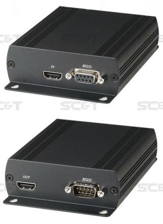 

Комплект SC&T HE02 передатчик и приемник для передачи HDMI-сигнала и сигналов управления двусторонни