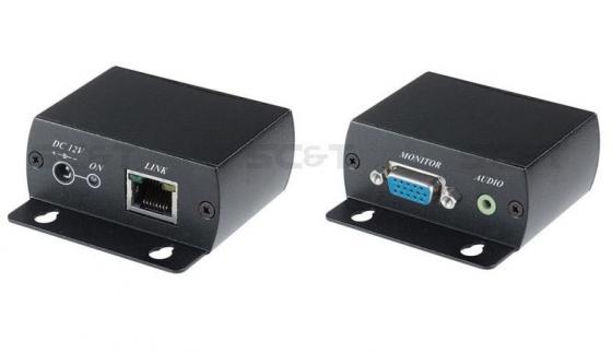 

Комплект SC&T VE01HA передатчик VE01HAT+приёмник VE01HAR для передачи VGA-сигнала высокого разрешен
