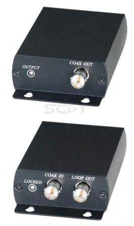 

Комплект SC&T HE01C передатчик HE01CT + приёмник HE01CR для передачи сигналов HDMI по коаксиальному