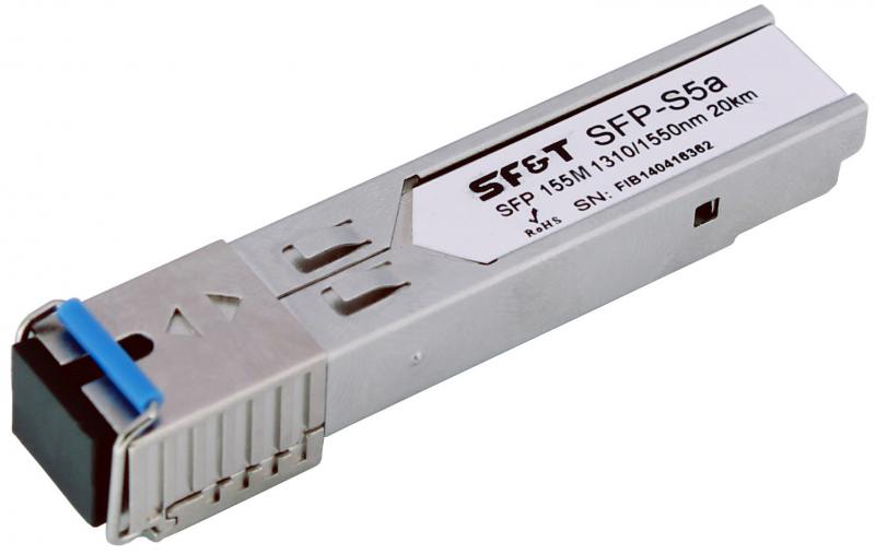 

Oптический SFP модуль SF&T SFP-S5a расстояние передачи по одномодовому волокну до 20км