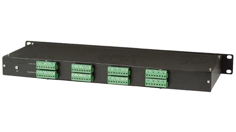 

Устройство грозозащиты SC&T SP016T для передатчиков и приемников по витой паре 16 входов клеммы/16 в