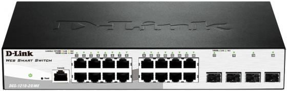 

Коммутатор D-Link DGS-1210-20/ME/B1A управляемый 16 портов 10/100/1000Mbps 4хSFP