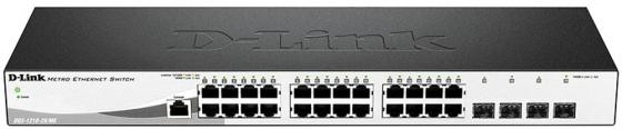 

Коммутатор D-Link DGS-1210-28/ME/P/B1A управляемый 24 порта 10/100/1000Mbps 4xSFP