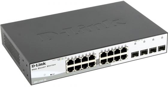 

Коммутатор D-LINK DGS-1210-20/C1A Настраиваемый коммутатор WebSmart с 16 портами 10/100/1000Base-T и 4 портами 1000Base-X SFP