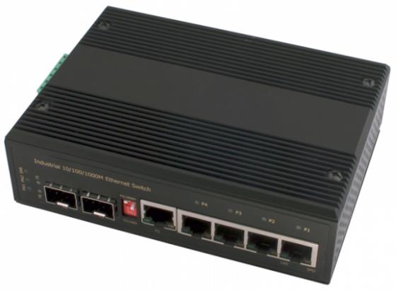 

Коммутатор Osnovo SW-7052/I неуправляемый 5 портов 10/100/1000Mbps 2xSFP