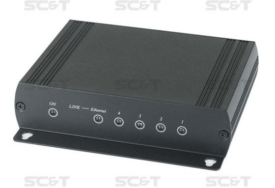 

Коммутатор SC&T IP01H Ethernet 4 входа / 1 выход для объединения Ethernet-сигналов от 4-х устройств