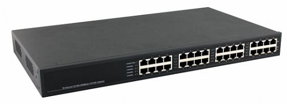 

Инжектор OSNOVO Midspan-16/250RG PoE 16 портов максимальная выходная мощность 250 Вт