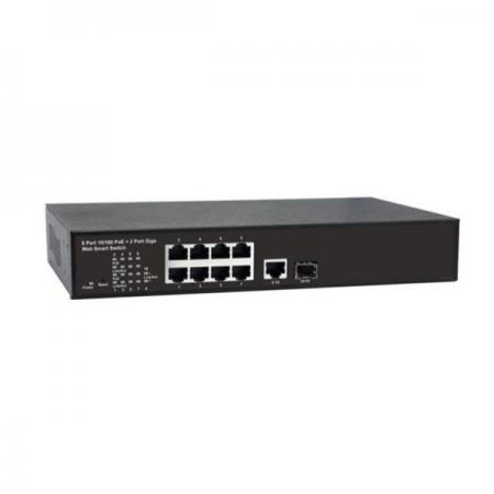 

Коммутатор Osnovo SW-60811/MB 8 портов 10/100Mbps 2xSFP