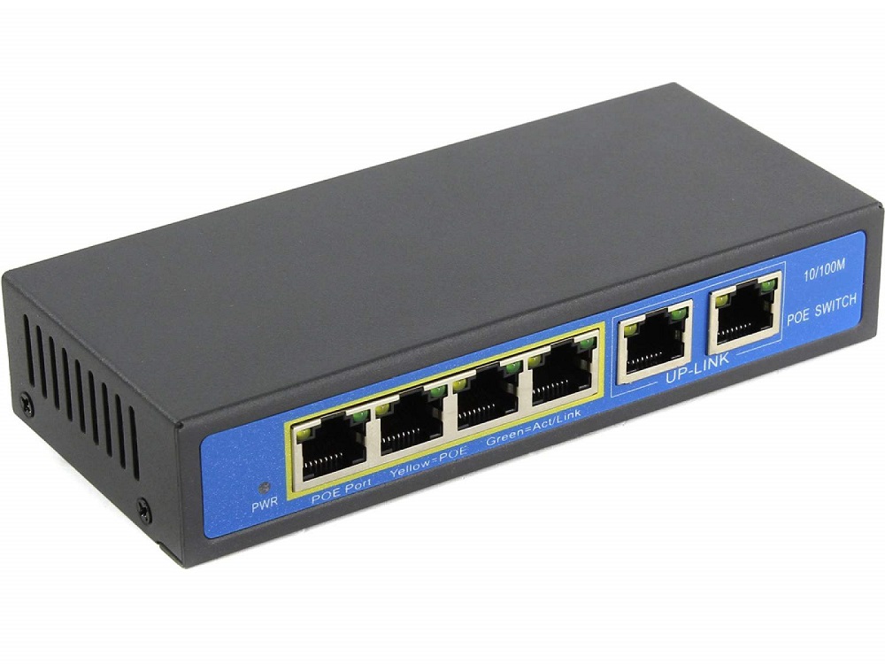 

Коммутатор PoE Orient SWP-7504POE/2P 4xPoE+2xUplink RJ45, IEEE 802.3af