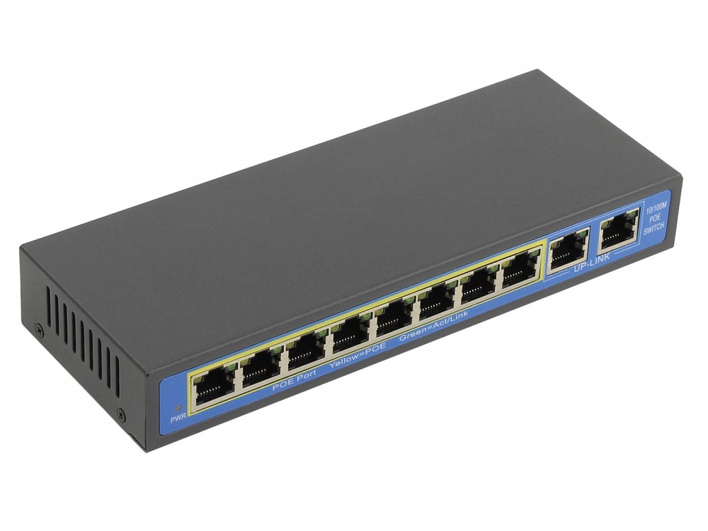 

Коммутатор PoE SWP-7508POE/2P 8xPoE+2xUplink RJ45, IEEE802.3af/at