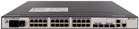 

Коммутатор Huawei S3700-28TP-EI-DC 24 порта 10/100Mbps 2хSFP