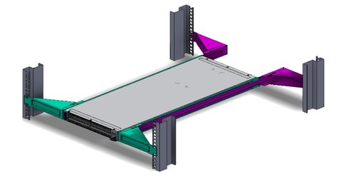 

Монтажный комплект Mellanox MTEF-KIT-E