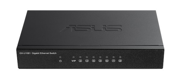 

Коммутатор ASUS GX-U1081 RJ-45 8 x 10/100/1000 Mbps, IEEE 802.3x/IEEE 802.1p, Mac 4 K, 192 Kb