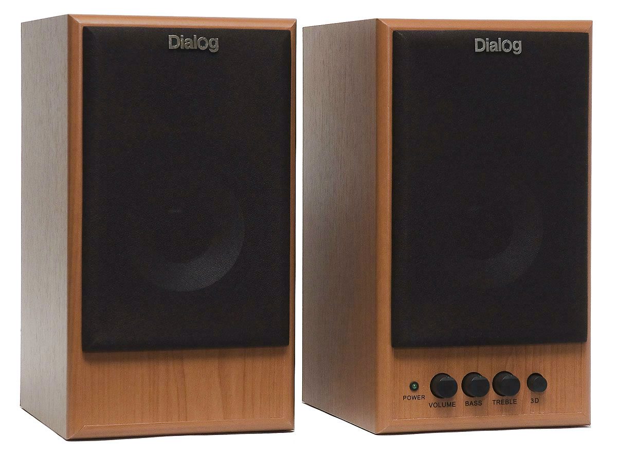 Колонки Dialog W-203 Cherry,40W,RMS-2.0