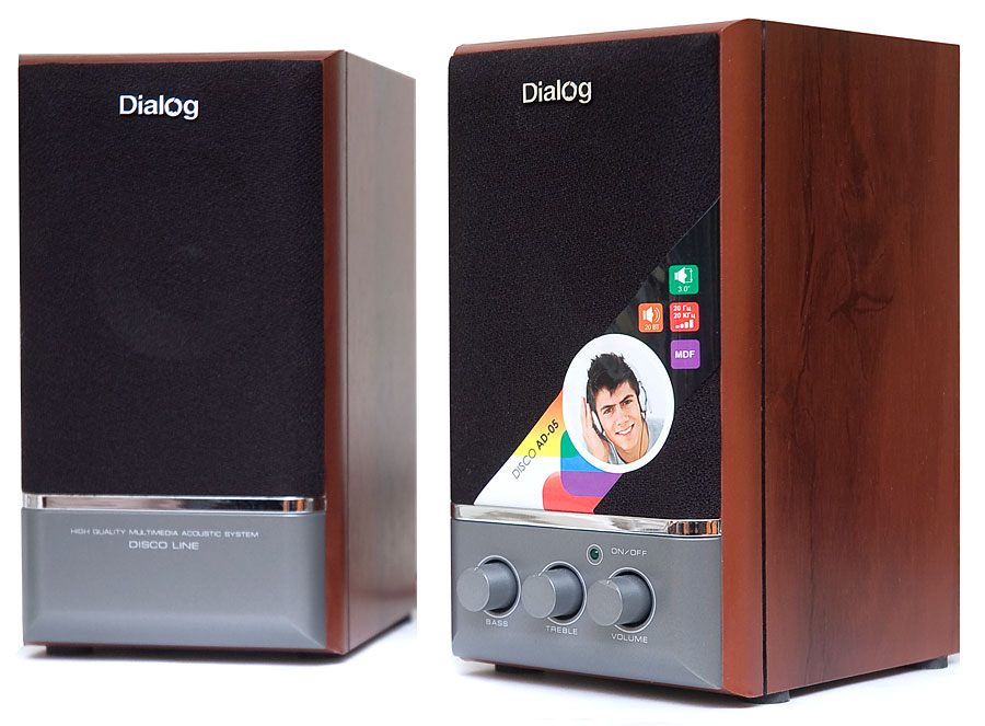 

Колонки Dialog Disco AD-05 Cherry 20W RMS-2.0