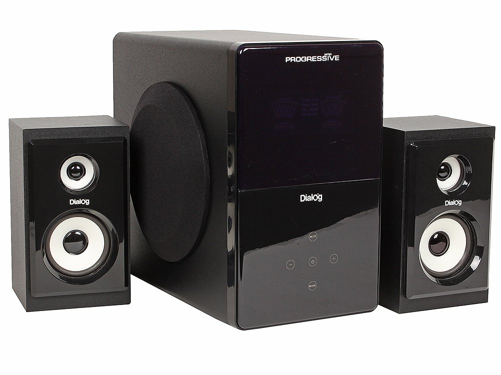 

Колонки Dialog Progressive AP-220 BLACK - 2.1, 30W+2*12W RMS, USB+SD reader