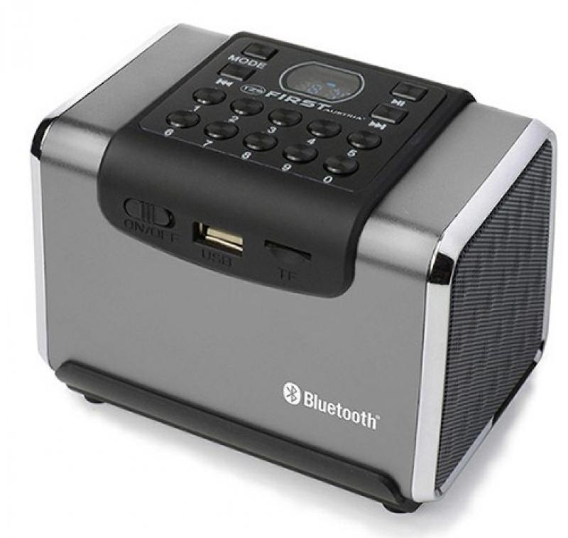 

Портативная колонка First 1920-1 BA Black 2х1.5 Вт, FM, Bluetooth, microSD, батарея, USB