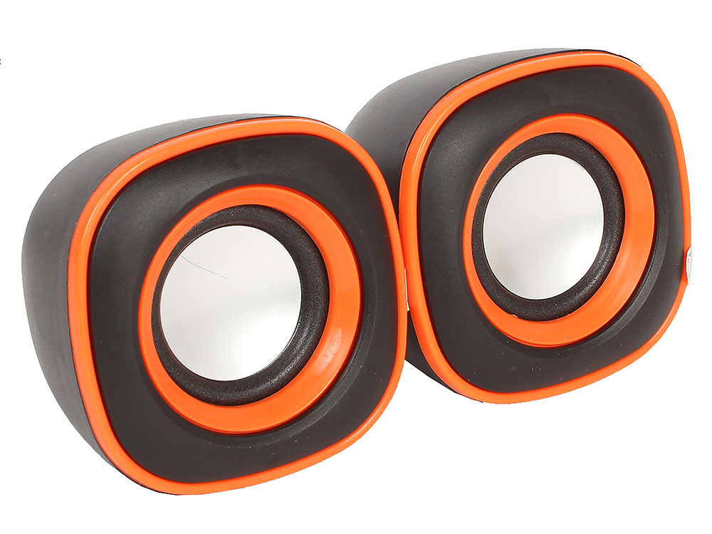 

Колонки BBK CA-301S 2.0, Black/Orange (6 Вт, 100 - 20 000 Гц, от USB)