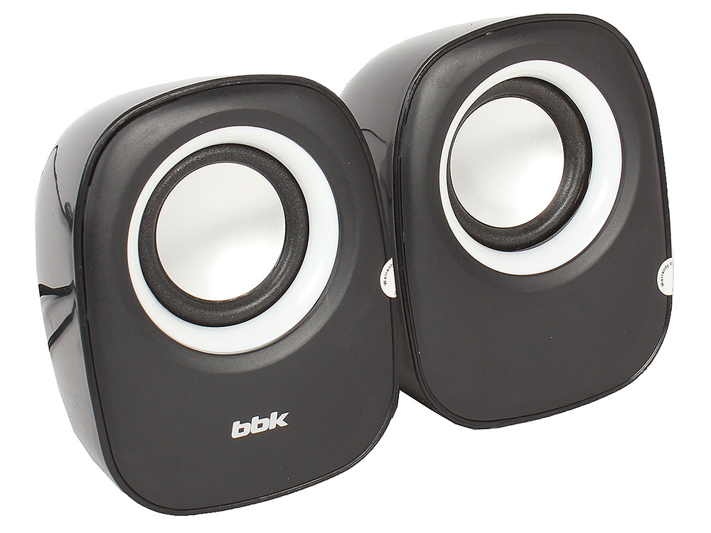 

Колонки BBK CA-303S 2.0, Black/White (3 Вт, 100 - 20 000 Гц, USB)