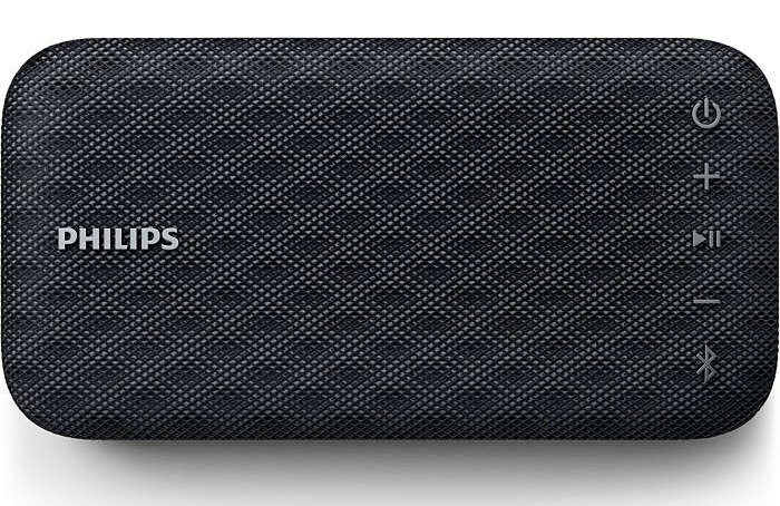 

Портативная акустика Philips EverPlay BT3900B/00 черная 4 Вт, 95 - 20000 Гц, микрофон, Bluetooth, mini Jack, батарея