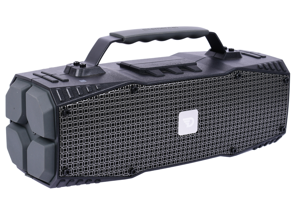 

Портативная колонка DREAMWAVE Elemental graphite 30 Вт, 50–18000 Гц, микрофон, Bluetooth, NFC, IPX5, mini Jack, батарея, USB